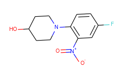 1-(4-fluoro-2-nitrophenyl)piperidin-4-ol