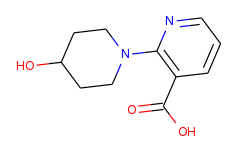 2-(4-hydroxy-1-piperidinyl)nicotinic acid