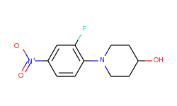 1-(2-fluoro-4-nitrophenyl)piperidin-4-ol