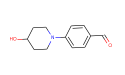 4-(4-hydroxypiperidin-1-yl)benzaldehyde
