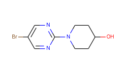 1-(5-bromopyrimidin-2-yl)-4-piperidinol