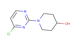 1-(4-chloropyrimidin-2-yl)-4-piperidinol