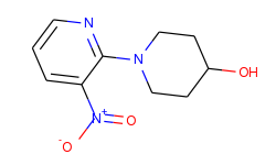 1-(3-nitro-2-pyridinyl)-4-piperidinol