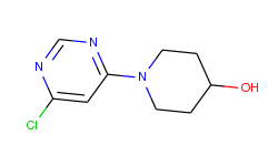 1-(6-chloro-4-pyrimidinyl)-4-piperidinol