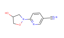 6-[4-hydroxydihydro-2(3h)-isoxazolyl]-nicotinonitrile