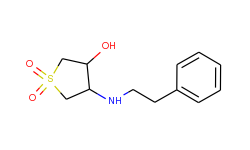 1,1-Dioxo-4-phenethylamino-tetrahydro-1lambda*6*-thiophen-3-ol