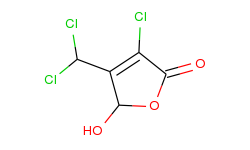3-chloro-4-(dichloromethyl)-5-hydroxy-2(5h)-furanone