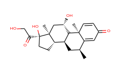 Pregna-1,4-diene-3,20-dione, 11,17,21-trihydroxy-6-methyl-, (6a,11b)-