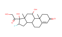 16-fluoro-11,17-dihydroxy-17-(2-hydroxyacetyl)-10,13-dimethyl-2,6,7,8,9,11,12,14,15,16-decahydro-1H-