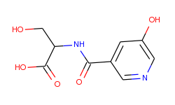3-hydroxy-2-[(5-hydroxy-pyridine-3-carbonyl)-amino]-propionic acid