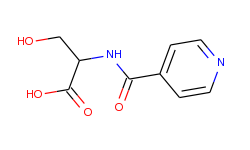 3-hydroxy-2-[(pyridine-4-carbonyl)-amino]-propionic acid