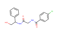 4-chloro-n-{2-[(2-hydroxy-1-phenylethyl)amino]-2-oxoethyl}benzenecarboxamide