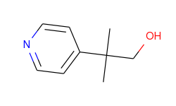 2-methyl-2-(4-pyridyl)-1-propanol