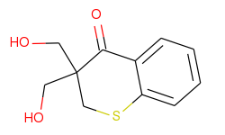 3,3-bis(hydroxymethyl)-2,3-dihydro-4h-thiochromen-4-one