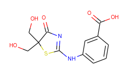 3-(5,5-bis-hydroxymethyl-4-oxo-4,5-dihydro-thiazol-2-ylamino)-benzoic acid