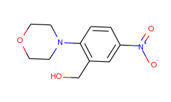 (2-morpholino-5-nitrophenyl)methanol