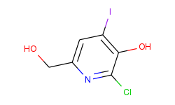 2-chloro-6-(hydroxymethyl)-4-iodo-3-pyridinol