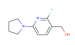 (2-fluoro-6-(pyrrolidin-1-yl)pyridin-3-yl)methanol