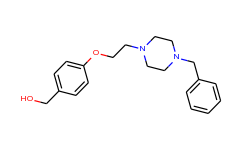 {4-[2-(4-benzylpiperazino)ethoxy]phenyl}methanol