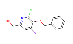 [5-(benzyloxy)-6-chloro-4-iodo-2-pyridinyl]-methanol