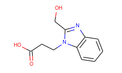 3-(2-hydroxymethyl-benzoimidazol-1-yl)-propionic acid