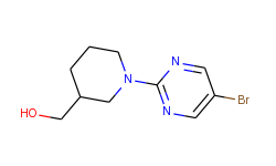 [1-(5-bromopyrimidin-2-yl)piperidin-3-yl]methanol