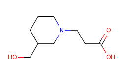 3-(3-hydroxymethyl-piperidin-1-yl)-propionic acid