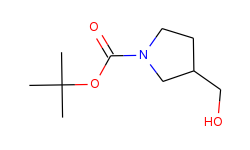1-Pyrrolidinecarboxylic acid, 3-(hydroxymethyl)-, 1,1-dimethylethyl ester