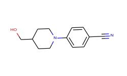 4-[4-(hydroxymethyl)piperidino]benzenecarbonitrile