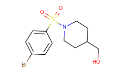 {1-[(4-bromophenyl)sulfonyl]-4-piperidinyl}methanol