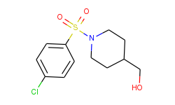 {1-[(4-chlorophenyl)sulfonyl]-4-piperidinyl}methanol
