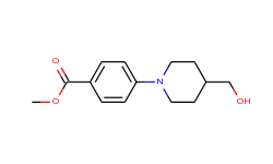 methyl 4-[4-(hydroxymethyl)piperidino]-benzenecarboxylate