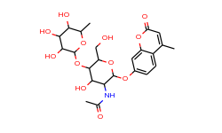 Fuc1-α-4GlcNAc1-b-4MU