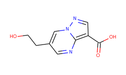6-(2-hydroxy-ethyl)-pyrazolo[1,5-a]pyrimidine-3-carboxylic acid