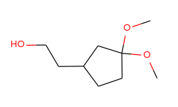 2-(3,3-dimethoxycyclopentyl)ethanol
