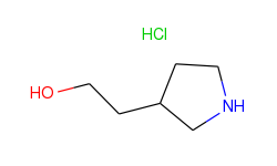 3-Pyrrolidineethanol, hydrochloride
