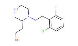 2-{1-[2-(2-chloro-6-fluorophenyl)ethyl]-2-piperazinyl}ethanol