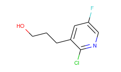 3-(2-chloro-5-fluoropyridin-3-yl)propan-1-ol