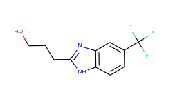 3-(6-(trifluoromethyl)-1h-benzo[d]imidazol-2-yl)propan-1-ol