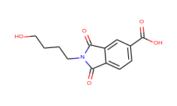 2-(4-hydroxy-butyl)-1,3-dioxo-2,3-dihydro-1h-isoindole-5-carboxylic acid