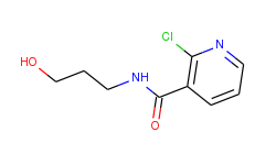 2-chloro-n-(3-hydroxypropyl)nicotinamide