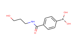 4-(3-hydroxypropylcarbamoyl)phenylboronic acid