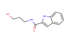 n-(3-hydroxypropyl)-1h-indole-2-carboxamide