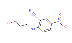 2-[(3-hydroxypropyl)amino]-5-nitrobenzonitrile