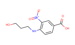 4-[(3-hydroxypropyl)amino]-3-nitrobenzoic acid