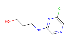 3-[(6-chloro-2-pyrazinyl)amino]-1-propanol