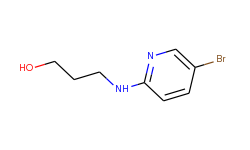 3-[(5-bromo-2-pyridinyl)amino]-1-propanol