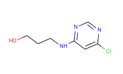 3-[(6-chloro-4-pyrimidinyl)amino]-1-propanol