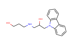 3-(3-carbazol-9-yl-2-hydroxypropylamino)-propan-1-ol