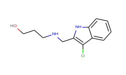 3-[(3-chloro-1h-indol-2-ylmethyl)-amino]-propan-1-ol